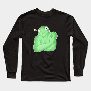 Swole kermit the frog gains Long Sleeve T-Shirt